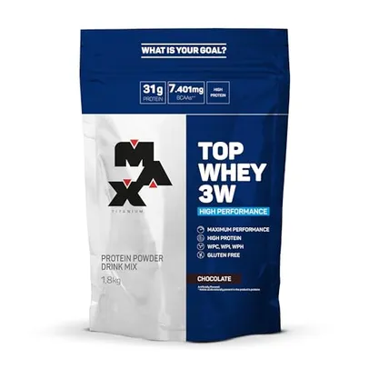 Max Titanium Top Whey 3W - 1,800Kg Chocolate