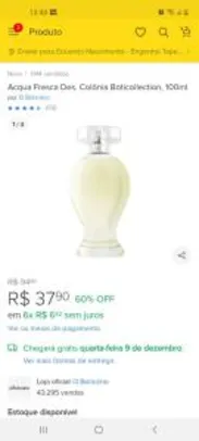 Perfume acqua fresca | R$ 38