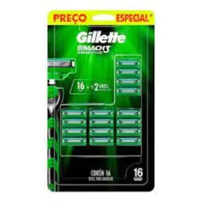 Carga Gillette - Mach3 Sensitive 16 Cargas