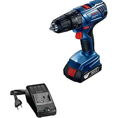 Bosch Parafusadeira E Furadeira De Impacto De ½' Gsb 180-Li 18V Com 1 Bateria 1 Carregador Bivolt E 1 Maleta