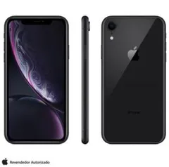 iPhone XR Preto com Tela de 6.1" 4G 128GB | R$3.700