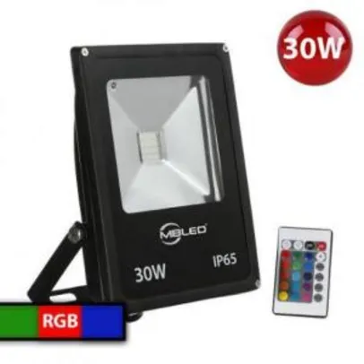 BUG - Refletor de led com controle 30w rgb ip65 mr4027