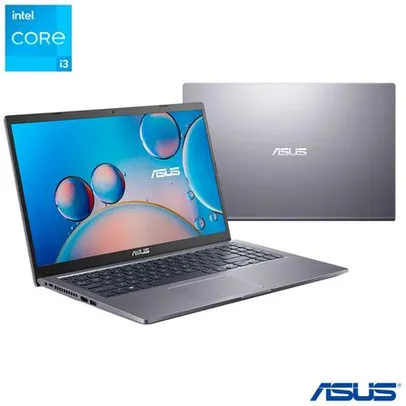 Notebook Asus i3-1115G4 4GB SSD 256GB Intel UHD Graphics Tela 15,6" FHD W11 - X515EA-EJ1320T