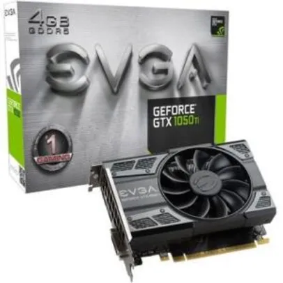 Placa de Vídeo EVGA NVIDIA GeForce GTX 1050 Ti Gaming 4GB, GDDR5 - 04G-P4-6251-KR