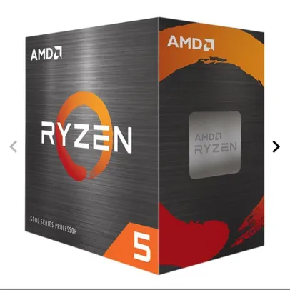 Processador AMD Ryzen 5 5600X, 6-Core, 12-Threads, 3.7GHz (4.6GHz Turbo), Cache 35MB, AM4, 100-10000