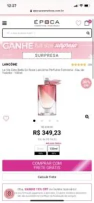 Saindo por R$ 314: La vie Este Belle En Rose Lancôme Perfume Feminino - Eau de Toilette - 100ml | R$314 | Pelando
