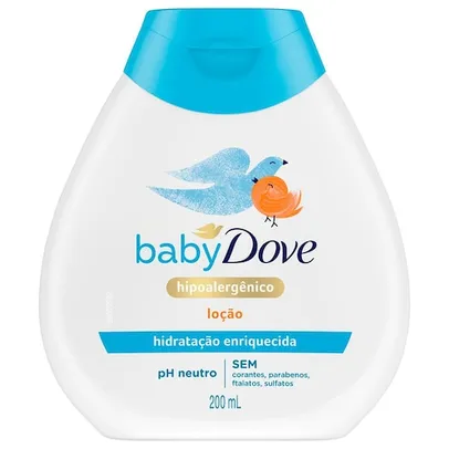 [APP/VIP DAYS] Loção Dove Baby Hidratação Enriquecida 200ml - 12 Unidades