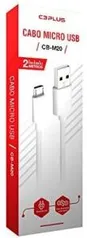 [PRIME] Cabo USB-Micro USB C3PLUS 2M 2A Branco | R$10