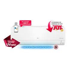 Ar Condicionado LG DUAL Inverter Voice UV Nano 18.000BTUs Quente/Frio 220V S4-W18KL3XB