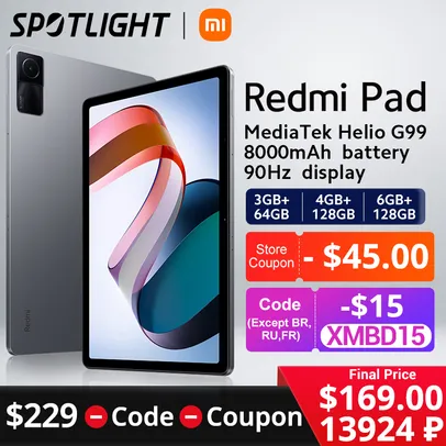 Xiaomi Redmi Pad Mi Tablet 4GB/128GB 