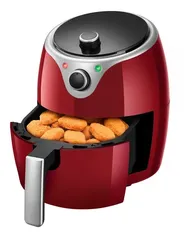 Fritadeira Elétrica Sem Óleo Vermelha Elgin Flash Fryer 110v (PIX)