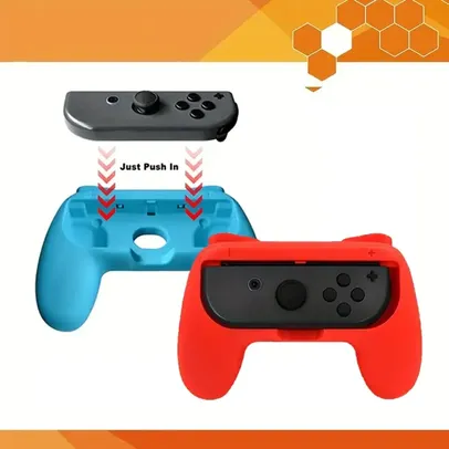 (1ª Compra R$ 6,03) (Taxa inclusa) Grip Controller Adaptador Suporte Joy-con Nintendo Switch