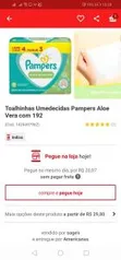 Lenço Umedecido Pampers 4 unidades