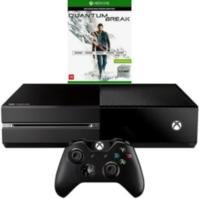 [Americanas] Console Xbox One 500GB + Game Quantum Break - R$1350,00