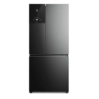 [AME R$5279] Geladeira Electrolux Multidoor Efficient Com Autosense e Inverter 590L Black Inox Look 