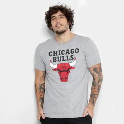 Camiseta NBA Chicago Bulls Big Logo Masculina - Vestuário Esportivo - Magazine Luiza