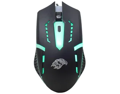 Product photo Mouse Gamer 1600 Dpi Preto MOA8 Usb K-Mex