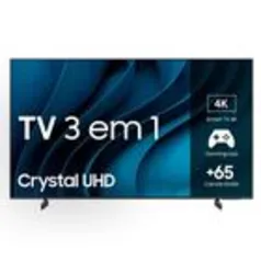 Smart TV Samsung 50 Crystal UHD 4K 50CU8000 2023 Design AirSlim Painel Dynamic Crystal Color Tela