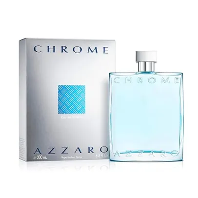 Azzaro Chrome, Eau De Toilette, Perfume Masculino, 200 ml