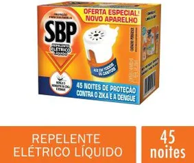 [Prime] Repelente Elétrico Líquido 45 Noites Kit Com Aparelho e Refil, SBP R$ 12