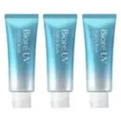 Kit com Três Protetores Solares Bioré Uv Aqua Rich Watery Essence FPS50 70g