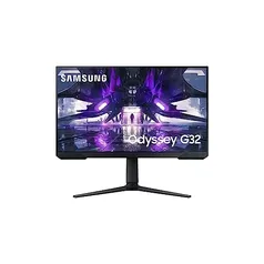 [App] SAMSUNG Monitor Gamer Odyssey 27", FHD, 165Hz, 1ms, com ajuste de altura, HDMI, DP, Freesync, Preto, Série G32