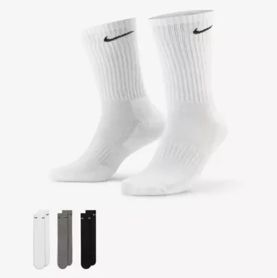 Meia Nike Everyday Cushioned (3 Pares)