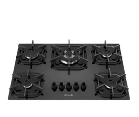 Cooktop gás Mueller 5 Bocas preto