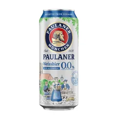 Cerveja Paulaner Weissbier 0,0% Lata 500ml