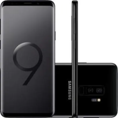 Smartphone Samsung Galaxy S9+ Desbloqueado Tim 128GB Dual Chip Android 8.0 Tela 6,2" Octa-Core 2.8GHz 4G Câmera 12MP Duam Cam - Preto