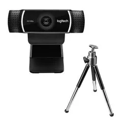 Webcam Logitech HD C922 PRO Stream FullHD 1080p, Foto 15MP. + Tripé.| R$399