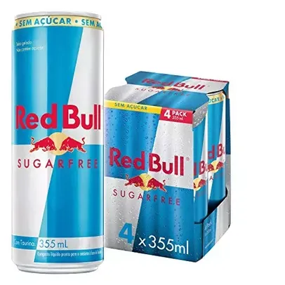 (PRIME) Energético Red Bull - Sem Açúcar 355ml- 24 Unidades