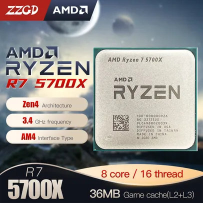 Processador Ryzen 7 5700X - 8/16