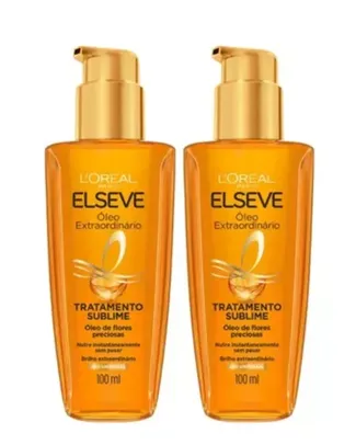 Kit 2 Óleos Extraordinarios para Cabelos Elseve Loreal Paris, 100ml