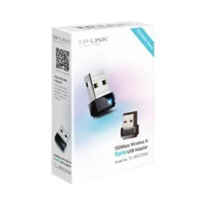 Adaptador Wireless Tp-Link Usb Mini N 150mbps (Tl-Wn725n) - R$ 34,89