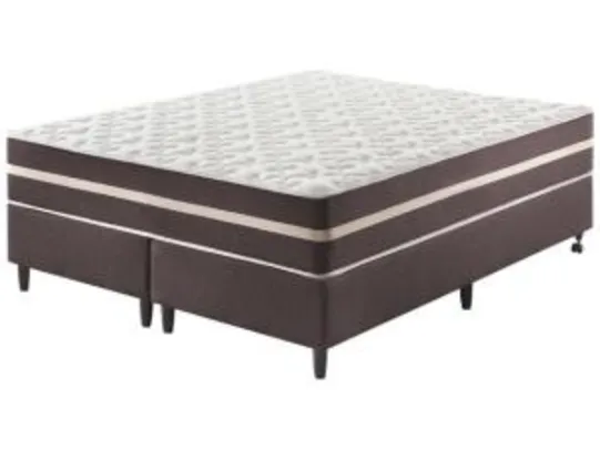 Cama Box King Size (Box + Colchão) Anjos Mola - 51cm de Altura Bahamas por R$ 1250