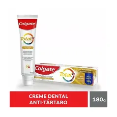 Pasta de dentes Colgate Total 12 Antitártaro  em creme 180 g