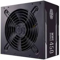 Fonte Cooler Master MPE 450W, 80 Plus Bronze, PFC Ativo, MPE-4501-ACAAB-BR | R$239