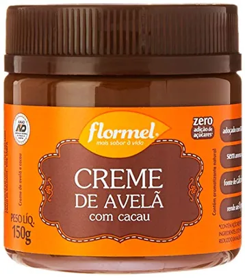 [Rec] Flormel Creme de Avelã com Cacau Zero 150g