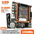 KIT Placa mãe X99 + Xeon e5 2620 v3 + Memória 8GB DDR4 3200mhz 