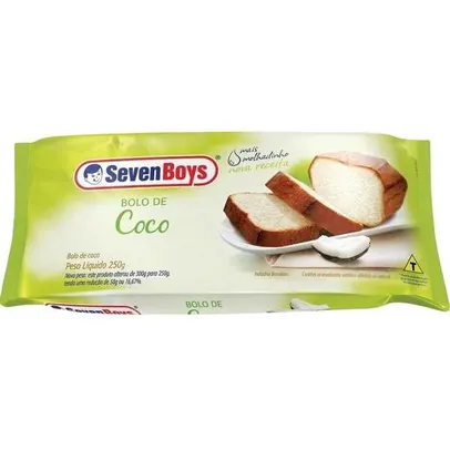 Bolo de Coco 250g 1 UN Seven Boys