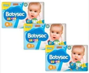 Fralda Babysec UltraSec Galinha Pintadinha M - Kit com 132 Unidades