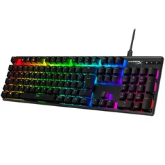 Teclado Mecânico Gamer HyperX Alloy Origins, RGB, Switch HyperX Red, ABNT2 | R$550