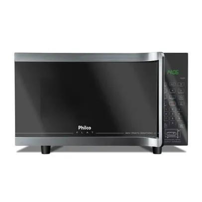 [R$486 com Ame] Micro-ondas Philco PMO28TF Flat Sem Prato Giratório 28L 1400W