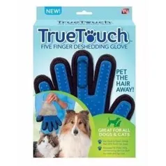 Luva Nano Magnética Tira Pelos Pets Cães Gatos True Touch - R$ 9