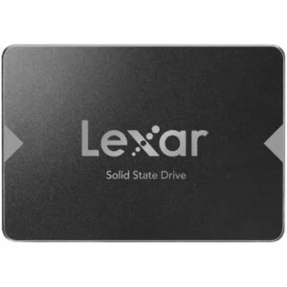 SSD Lexar NS100, 256GB, SATA III, Leitura 520MB/s | R$204,90