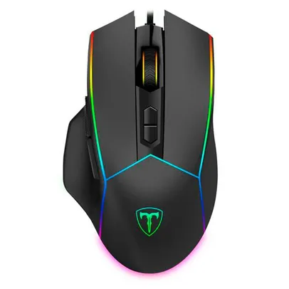 Mouse Gamer T-Dagger Camaro, RGB, 8000DPI, 8 Botões Programáveis, Preto - T-TGM306