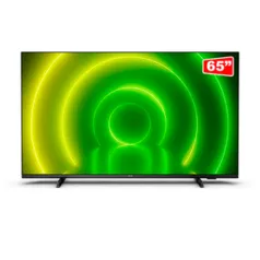 Smart TV Philips 65 4k UHD LED 65PUG7406/78 Android TV