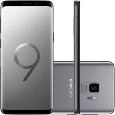 (Sem juros) Smartphone Samsung Galaxy S9 Dual Chip Android 8.0 Tela 5.8" Octa-Core 2.8GHz