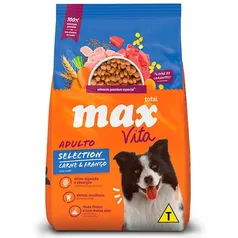 (VIP) Ração Max Vita Adulto Selection Carne E Frango – 10,1kg
